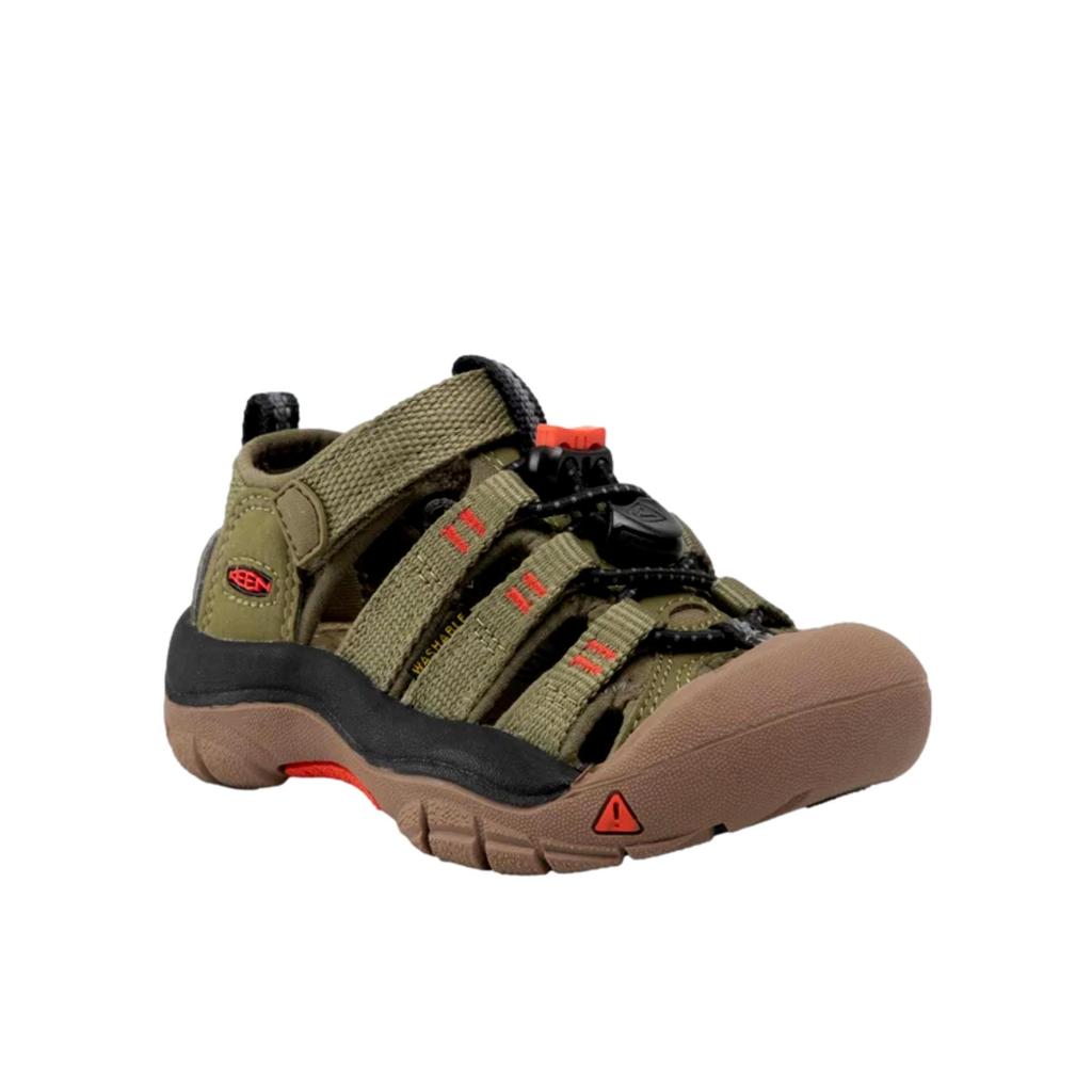 Keen Newport H2 Olive Drab/Orange  1025060 Pre-School