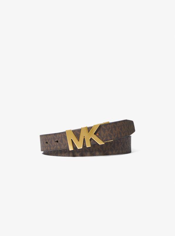 Michael Kors Reversible Signature Logo Buckle Belt