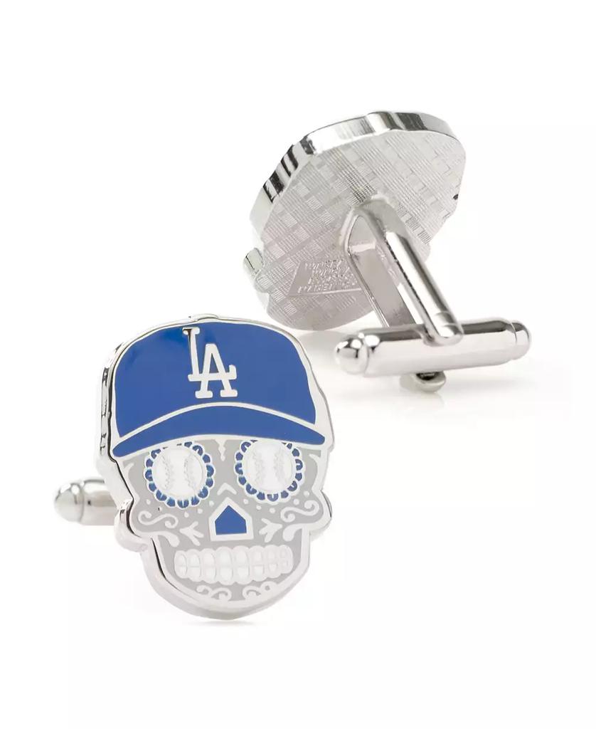 MLB Men's Los Angeles A Dodgers Sugar Skull Cufflinks