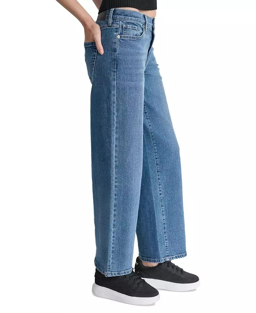 DKNY Petite High-Rise Wide-Leg Jeans 5