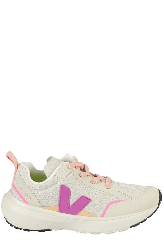 Veja Kids Veja Kids Canary Round Toe Lace-Up Sneakers 1