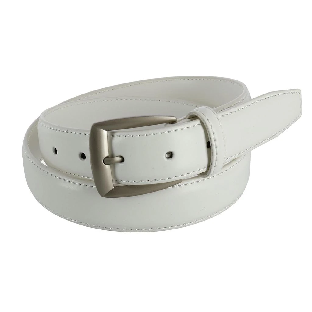 CTM Men's Basic Leather Dress Belt 4