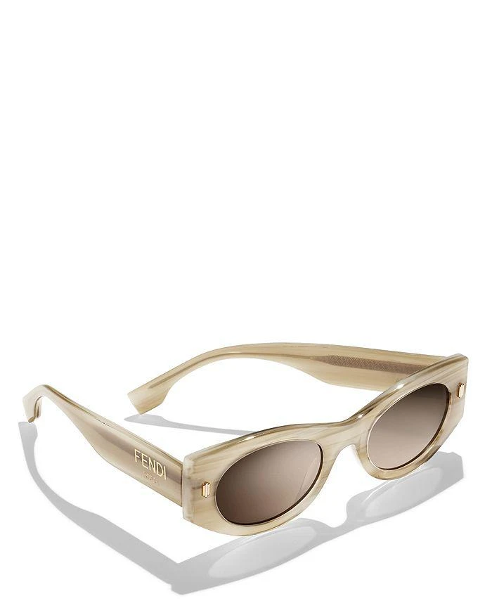 Shop Roma Oval Sunglasses, 52mm - Exclusive on Sale at  display picture 3