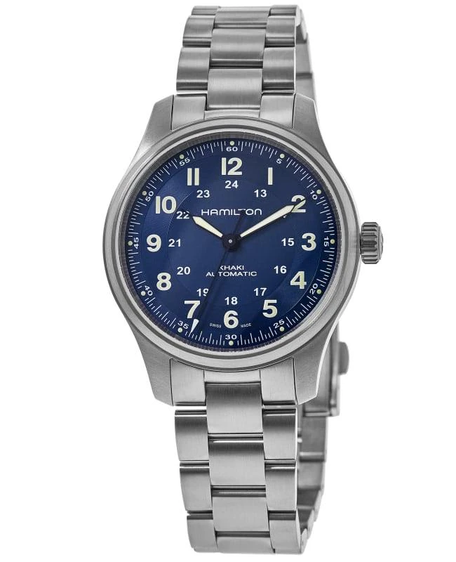 Hamilton Hamilton Khaki Field Titanium Auto Blue Dial Men's Watch H70545140 1