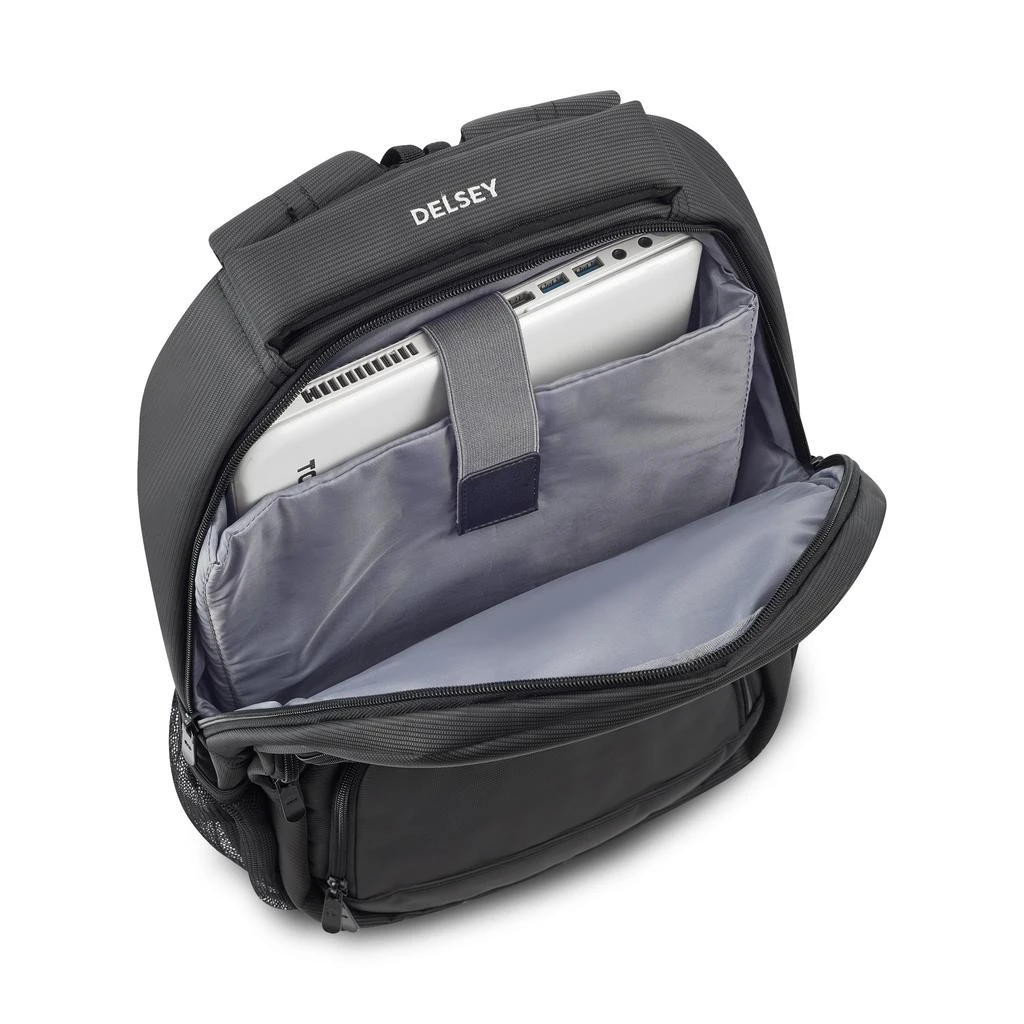 预计3周后发货 Delsey Paris Sac À Dos Souple Aviator - 21 L - 2 Compartiments - Element Backpacks - Graphite 4