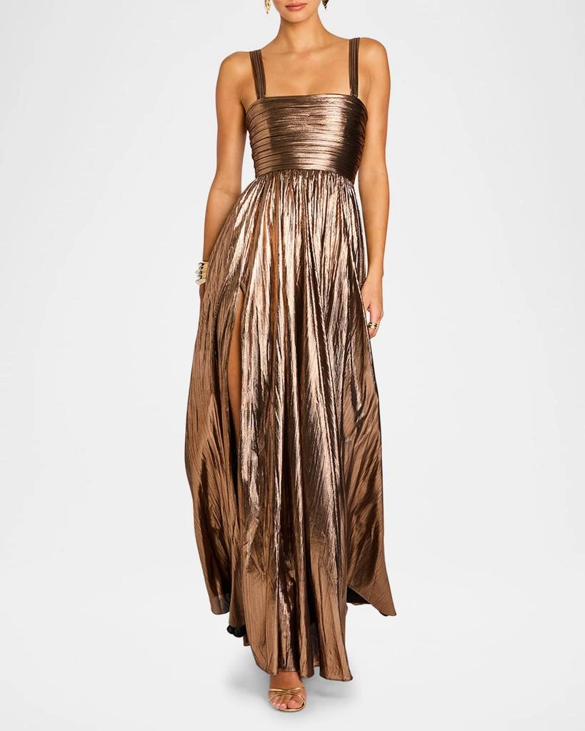 retrofête Iris Metallic Maxi Dress 2