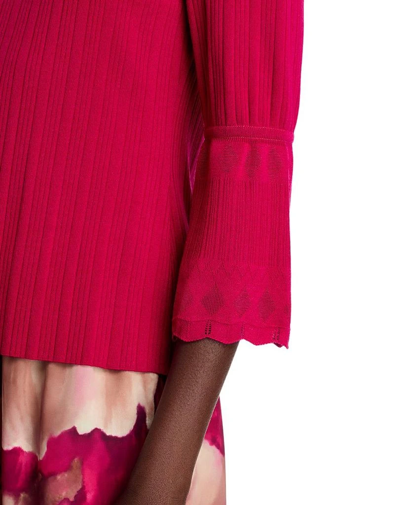 Misook Ribbed Knit Top 5