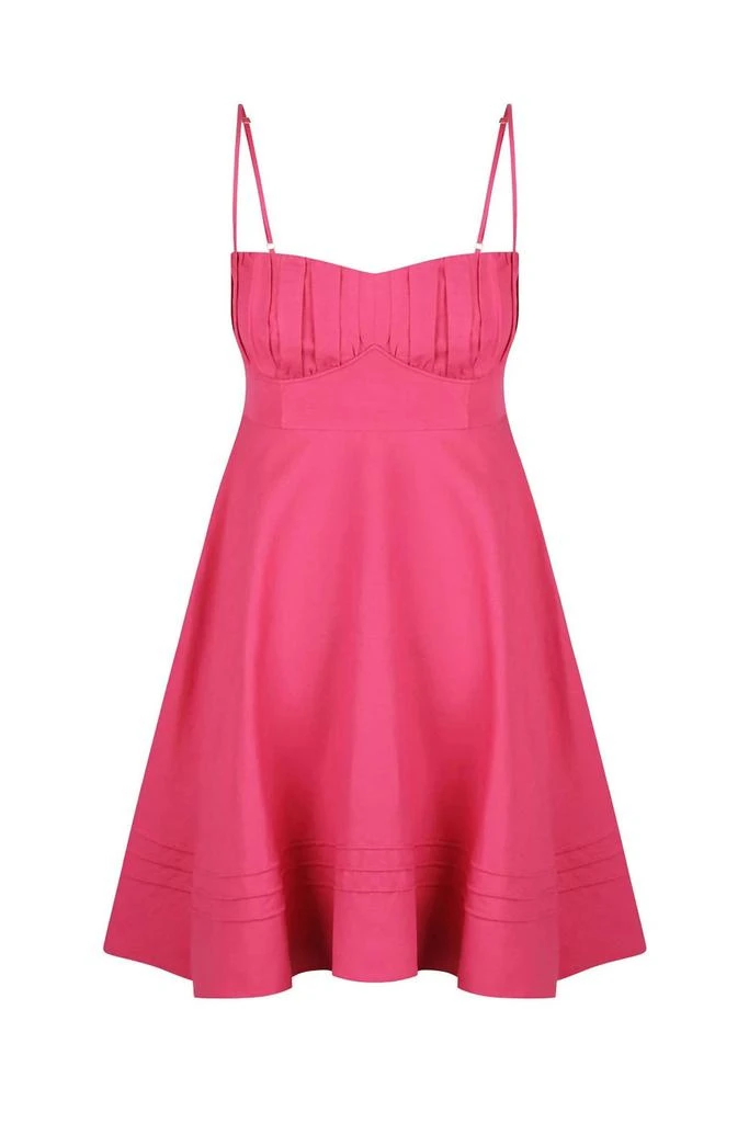 Shona Joy Shona Joy - JOANINE LINEN CORDED CIRCLE MINI DRESS 5