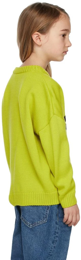 032c SSENSE Exclusive Kids Green Selfie Sweater 4