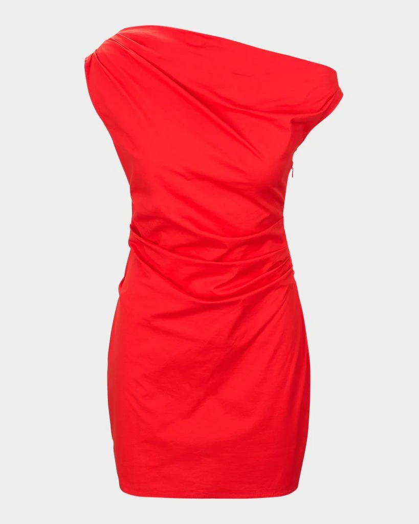 Staud Phare Asymmetric Mini Dress 1