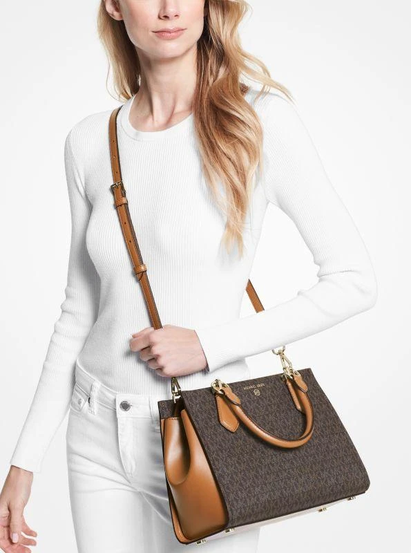 Michael Kors Marilyn Medium Logo Satchel 3