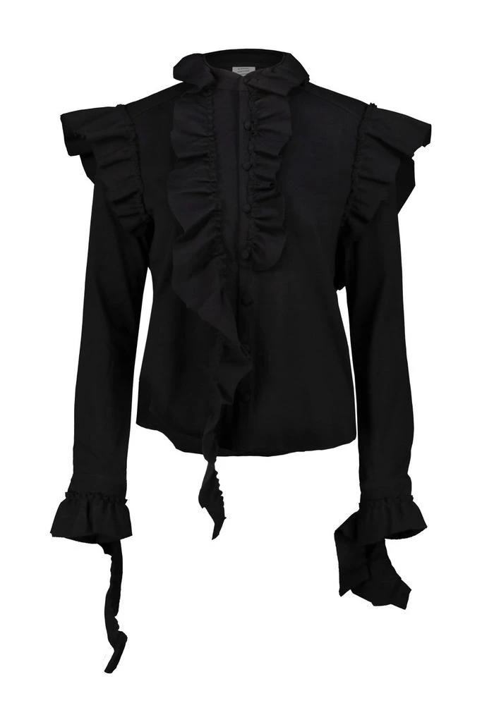 Vetements Vetements Long-Sleeved Ruffle Shirt 1