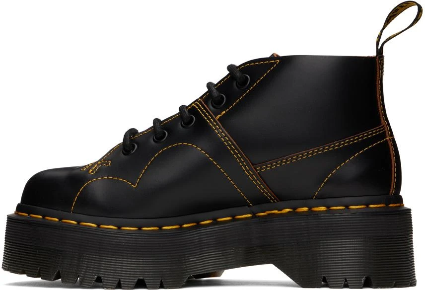 Dr. Martens Black Church Platform Monkey Boots 3