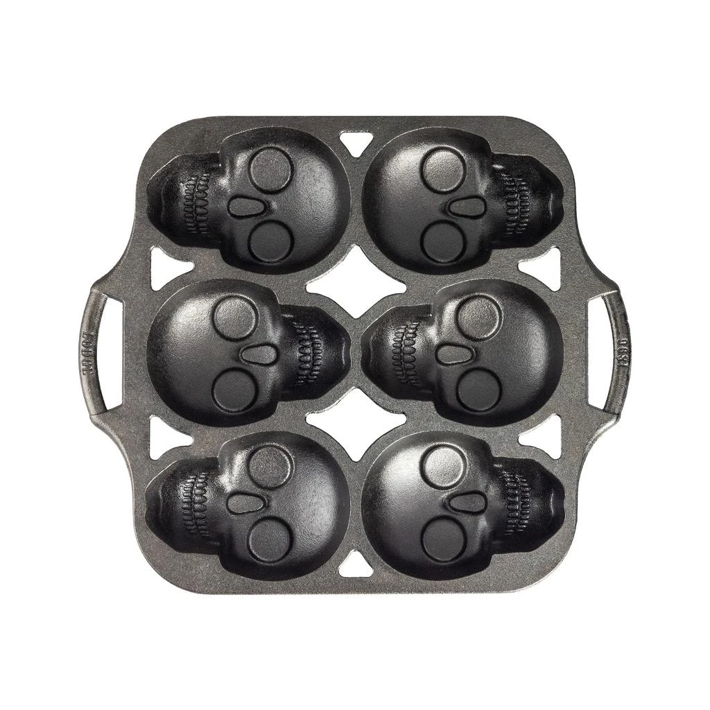 Lodge Cast Iron Mini Skull Cake Pan 2