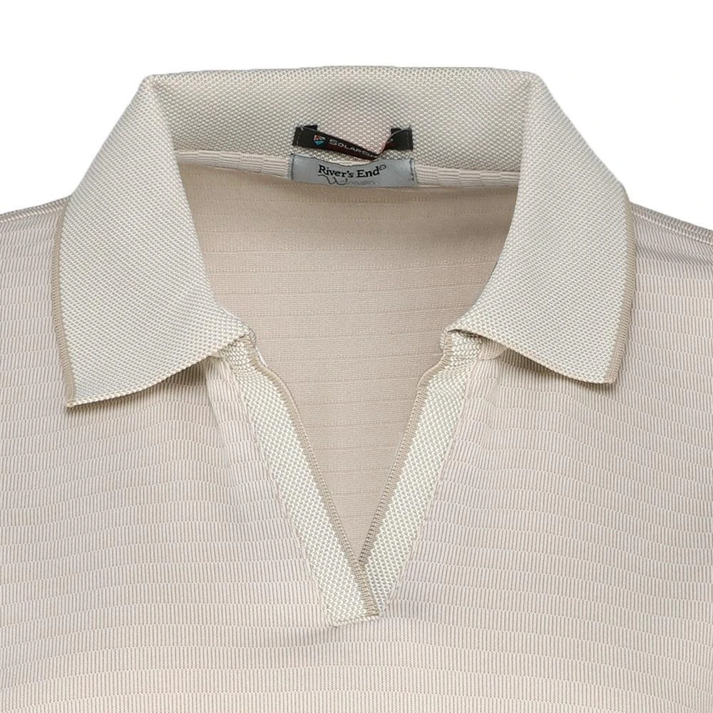 River
s End Jacquard Short Sleeve Polo Shirt 3