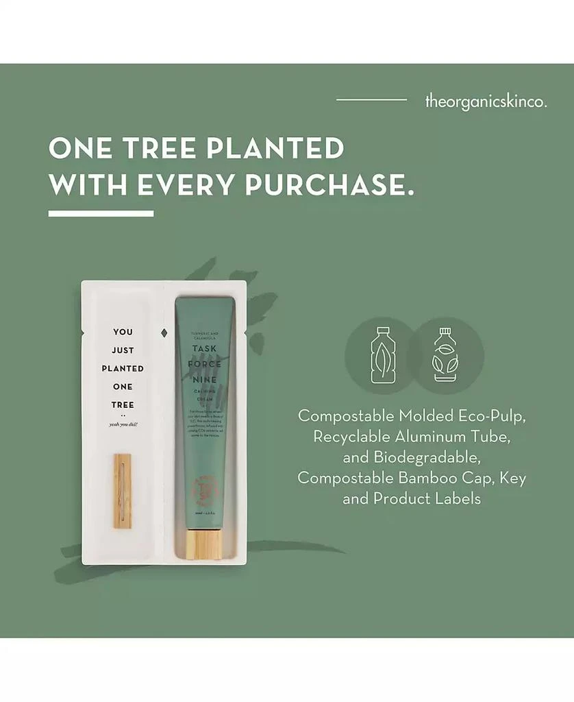 The Organic Skin Co. Force Nine Calming Cream & Organic Face Moisturizer | Calming Calendula Cream For Sensitive & Irritated Skin | For Men and Women 6