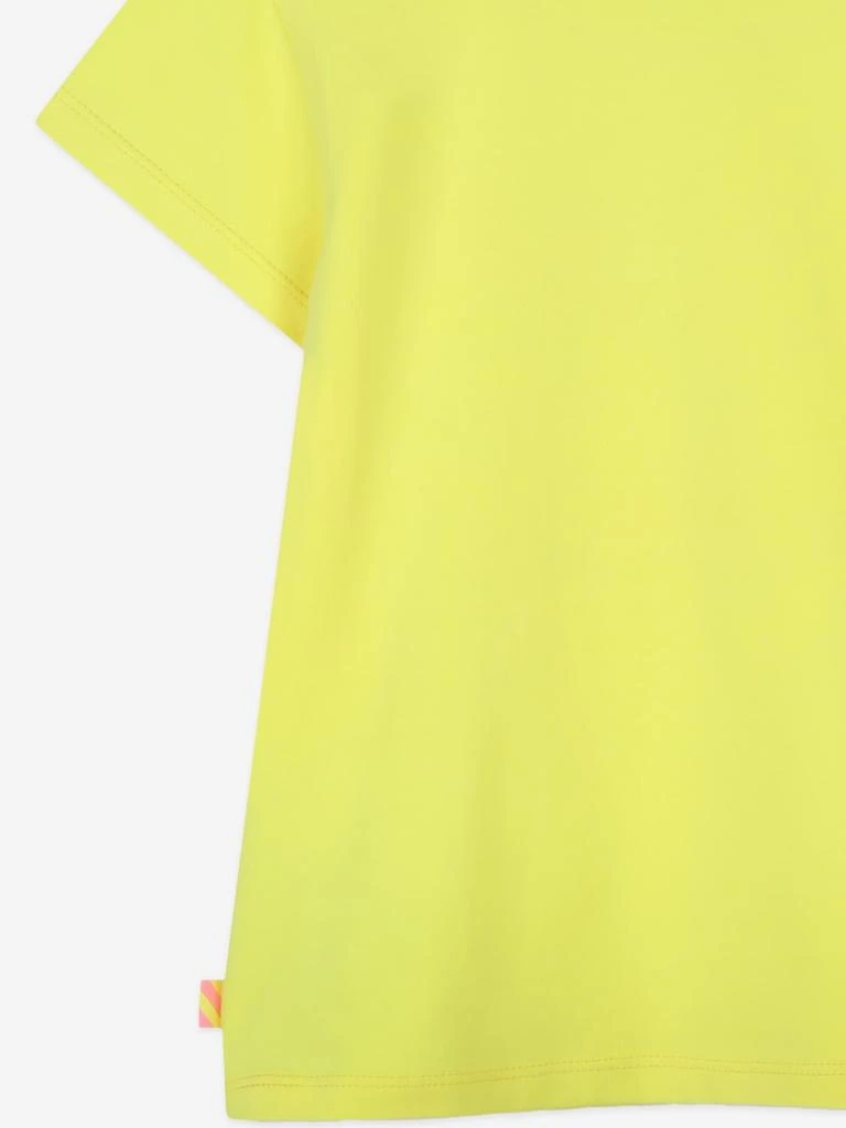 Billieblush Girls Heart Print T-Shirt in Yellow 4