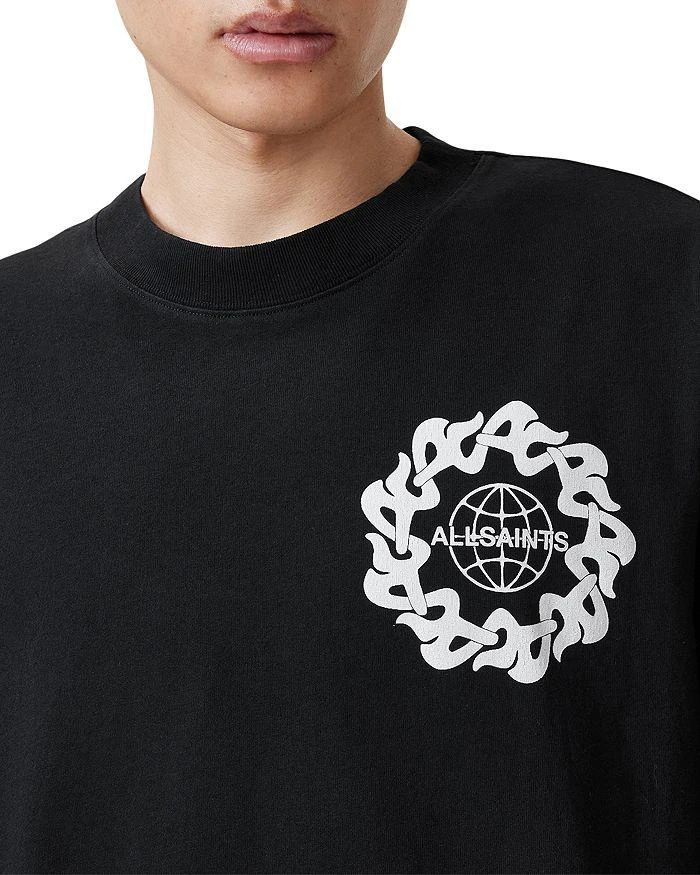 ALL SAINTS Orbital Graphic Print Long Sleeve Tee 8