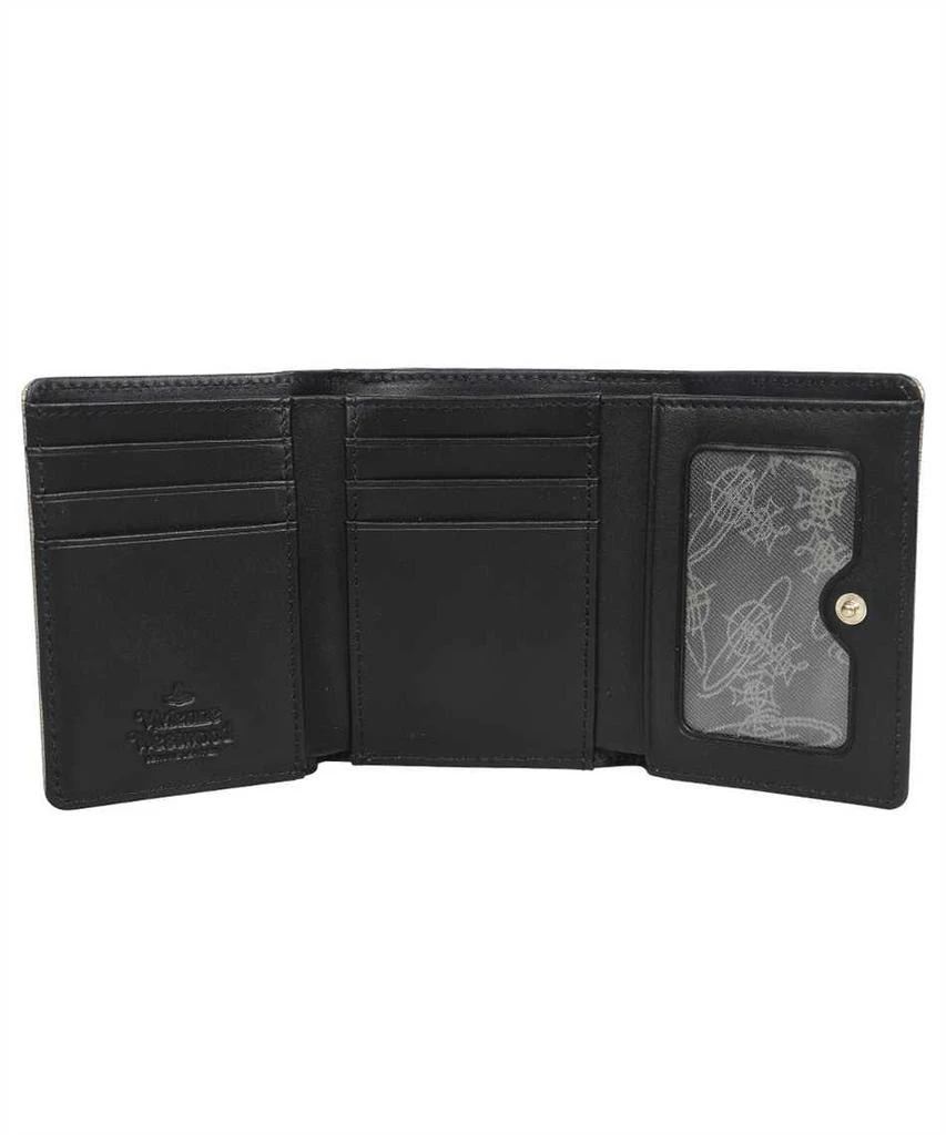 VIVIENNE WESTWOOD VIVIENNE WESTWOOD SMALL LEATHER FLAP-OVER WALLET 3