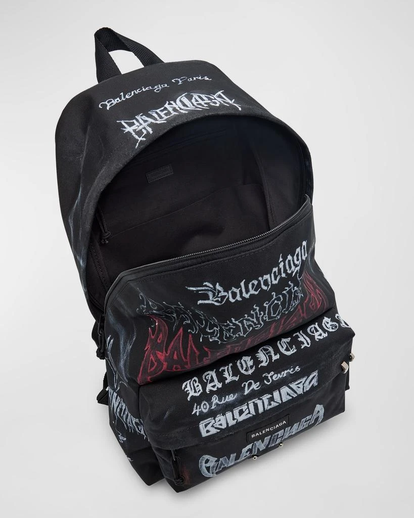 Balenciaga Men's Explorer DIY Metal Allover Backpack 3