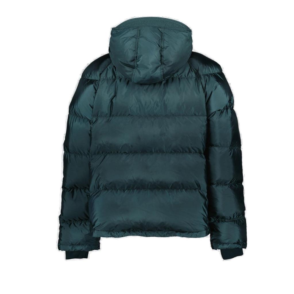 ジャケット・アウター PRADA Mint Nylon Jacket Triangle Logo Shop Prada Triangle-Logo Padded Puffer Jacket on Sale at