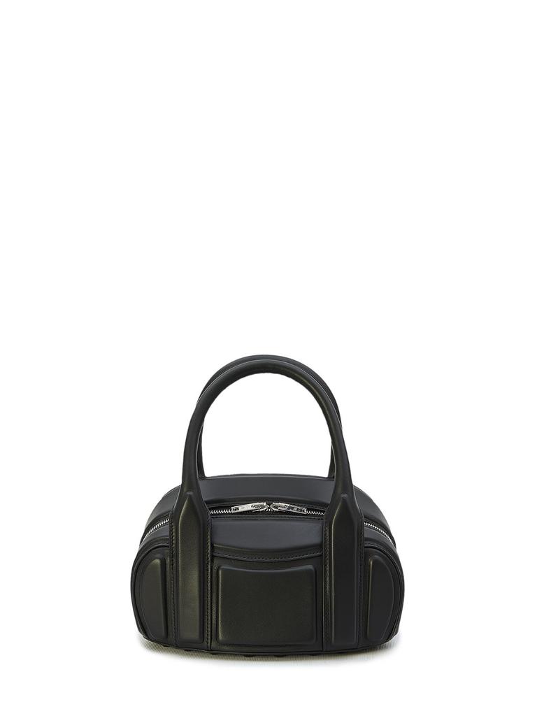 トートバッグ ALEXANDER WANG Black Nappa Leather Roc Small Handbag Alexander Wang BLACK NAPPA LEATHER ROC SMALL HANDBAG - Tote