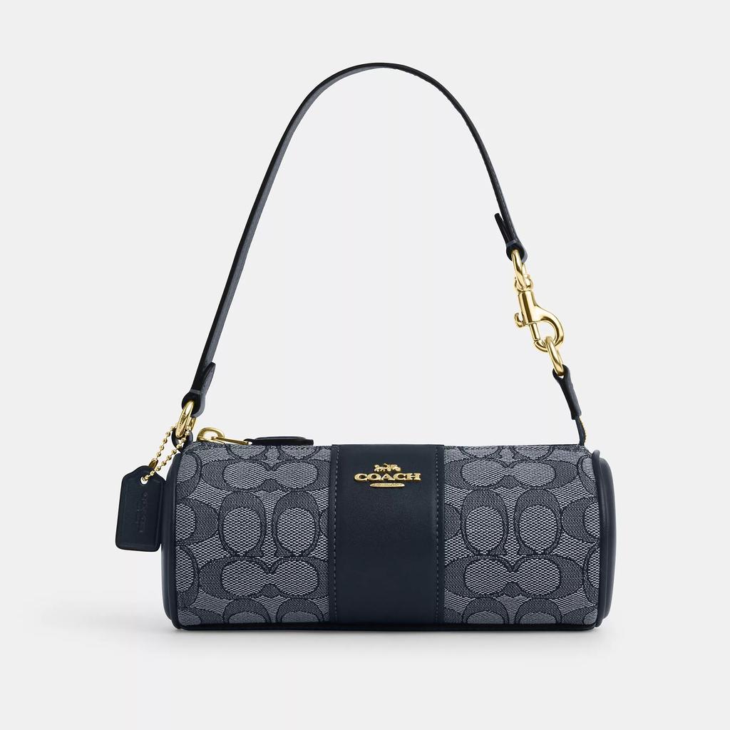 Coach Nolita Barrel Bag In Signature Jacquard