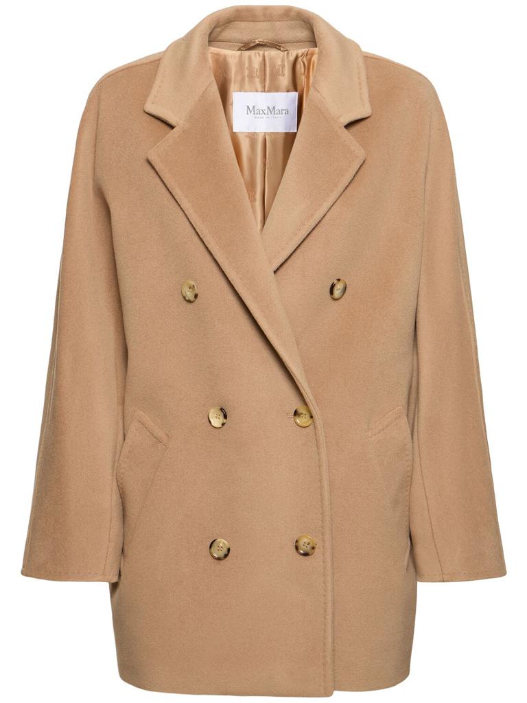 MAX MARA Rebus Wool & Cashmere Short Coat