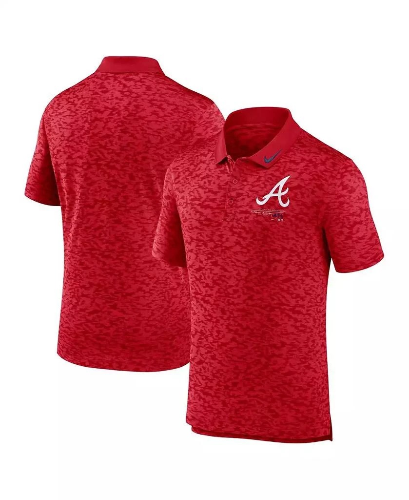 NIKE Men's Red Atlanta Braves Next Level Polo Shirt 2