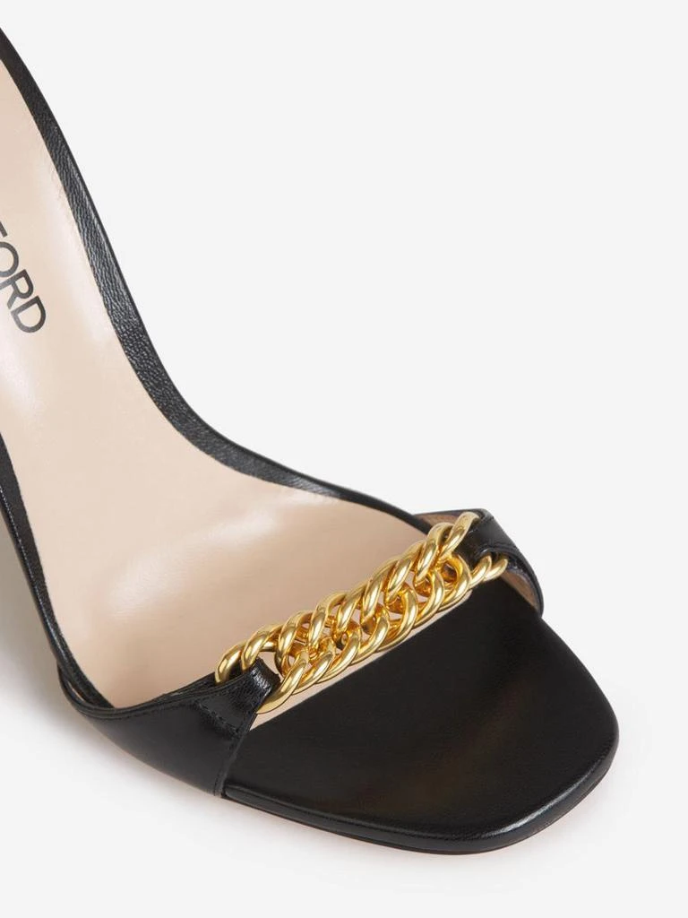 Tom Ford Tom Ford Leather Chain Sandals 4
