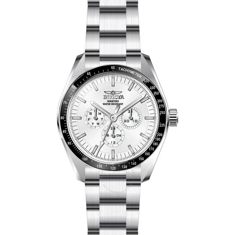 Invicta Specialty GMT Date Day Quartz Silver Dial Men's Watch 45966 1