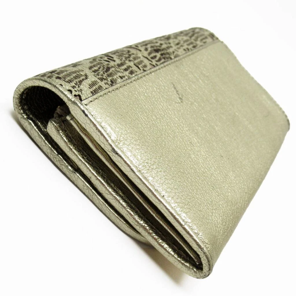 Burberry Leather Long Wallet (Bi-Fold) (Pre-Owned) 2
