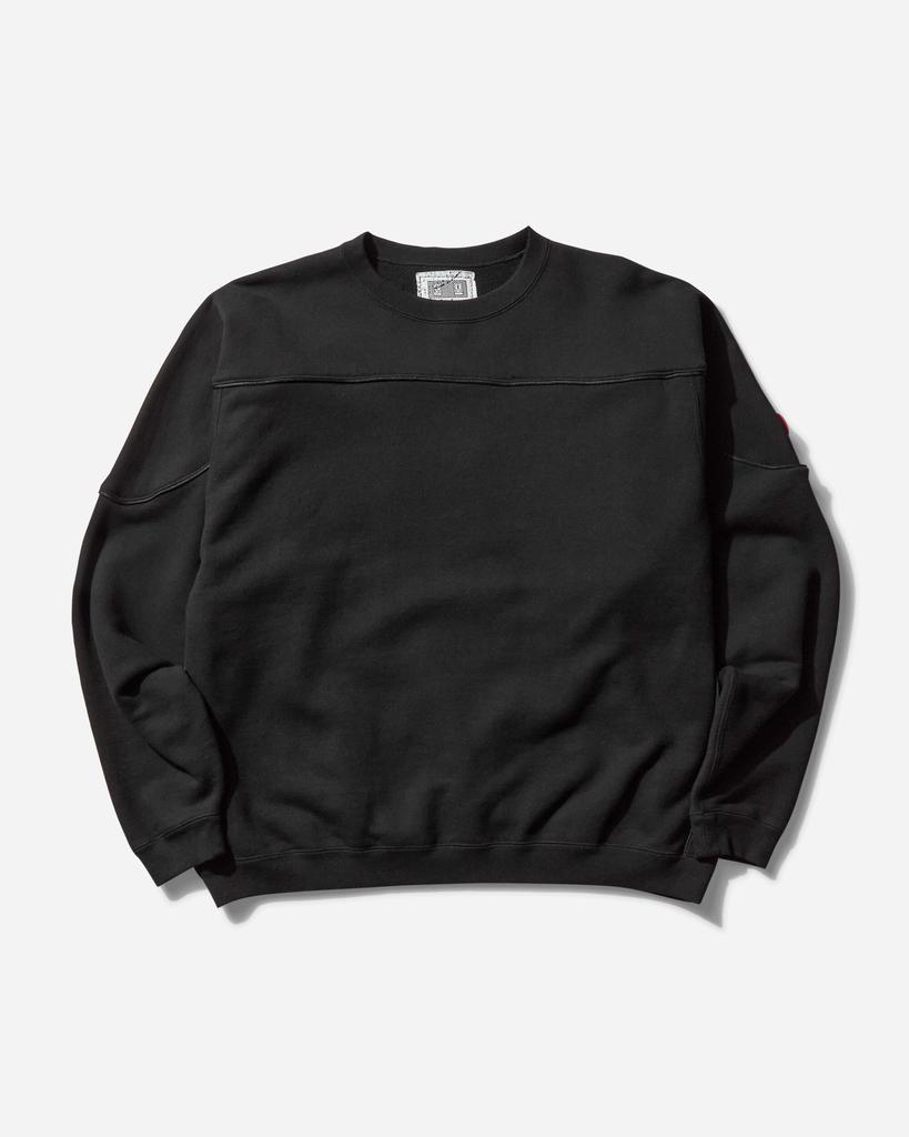 Cav Empt Men's Cotton Track Crewneck Sweatshirt Black