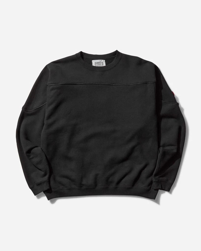 Cav Empt Men's Cotton Track Crewneck Sweatshirt Black 1
