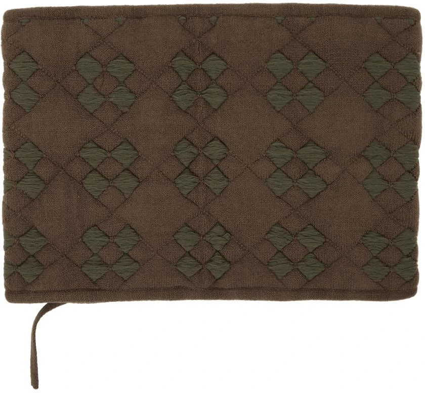 Isa Boulder Khaki Expandable Quilted Belt 2