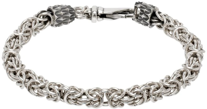 Emanuele Bicocchi Silver Byzantine Chain Bracelet 1