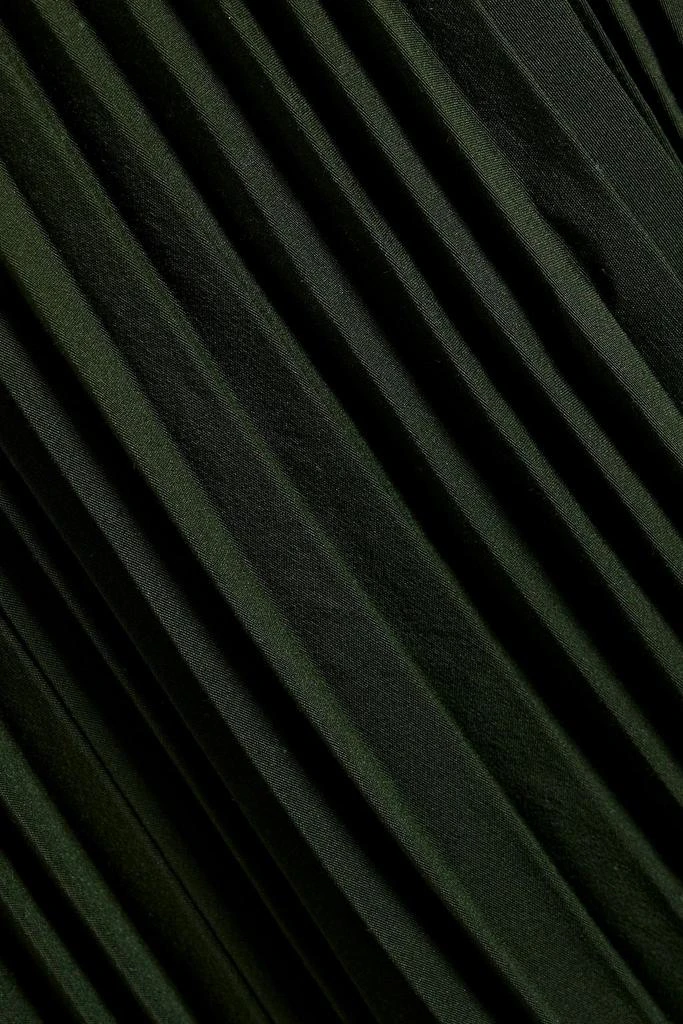 A.L.C. Tatum pleated woven midi skirt 4