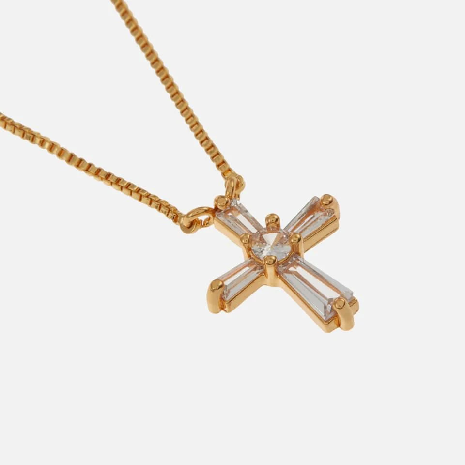 Crystal Haze Crystal Haze Crystal Cross Gold-Plated Necklace 3