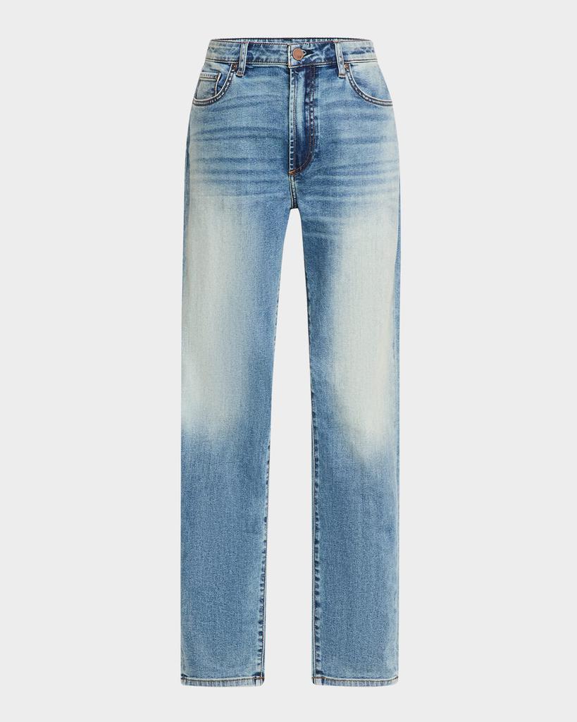 MONFRÈRE Men's Brando Faded Slim-Straight Jeans