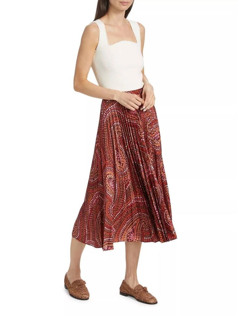 Saloni Kim Skirt In Paisley Dotty 4