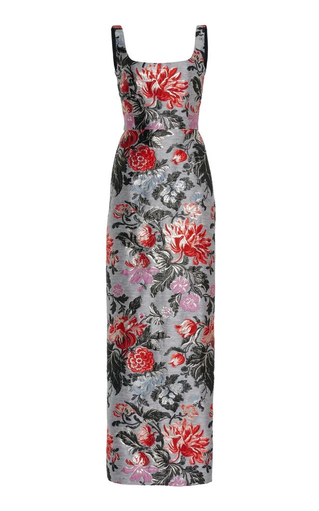 Carolina Herrera Carolina Herrera - Floral Column Gown - Multi - US 14 - Moda Operandi 1