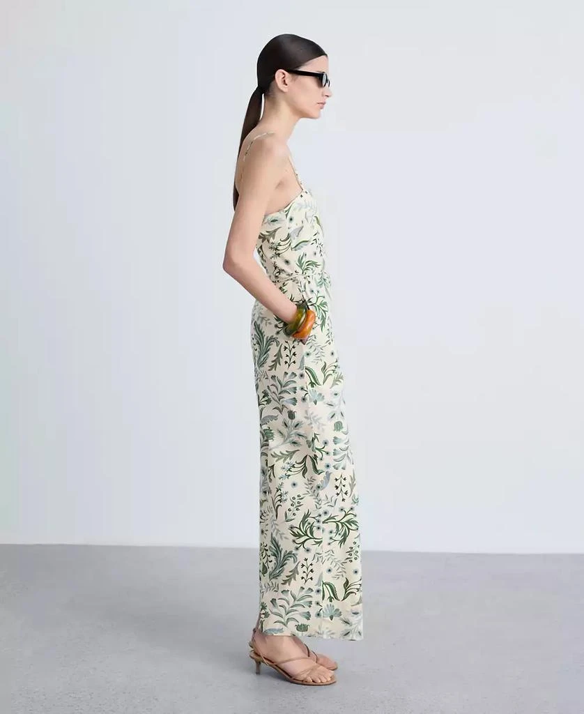 Mango Women's Printed Bow Jumpsuit 5