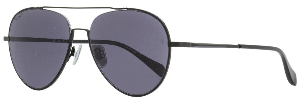 Rag & Bone Rag & Bone Unisex Polarized Sunglasses RNB1036GS 807M9 Black 58mm 1