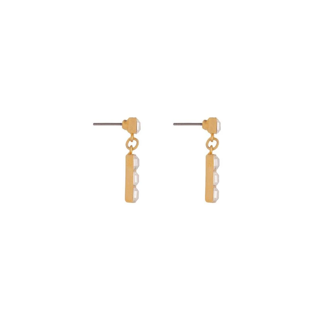 Susan Caplan Vintage 1980s vintage crystal post earrings 2