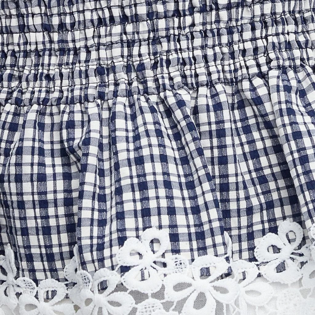 Barbour Barbour Glamis Broderie Anglaise Checked Woven Top 3