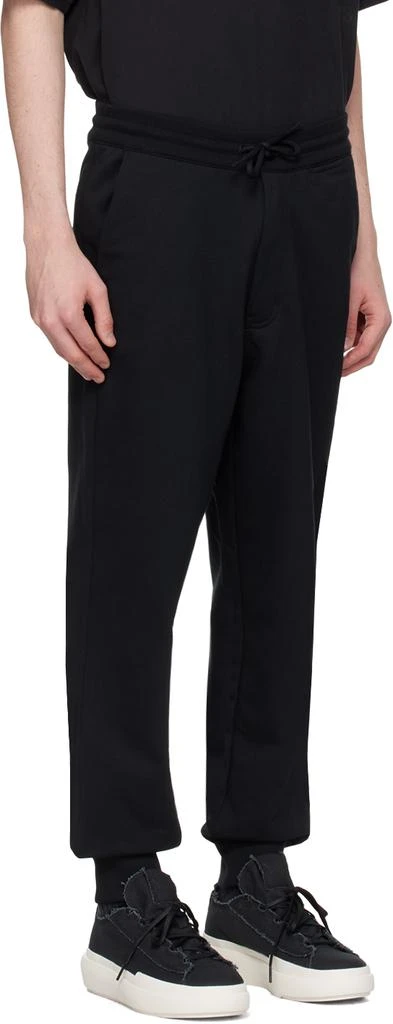Y-3 Black Cuffed Sweatpants 2