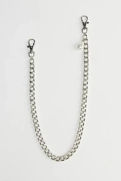 Urban Outfitters Curb Link & Pearl Wallet Chain 2