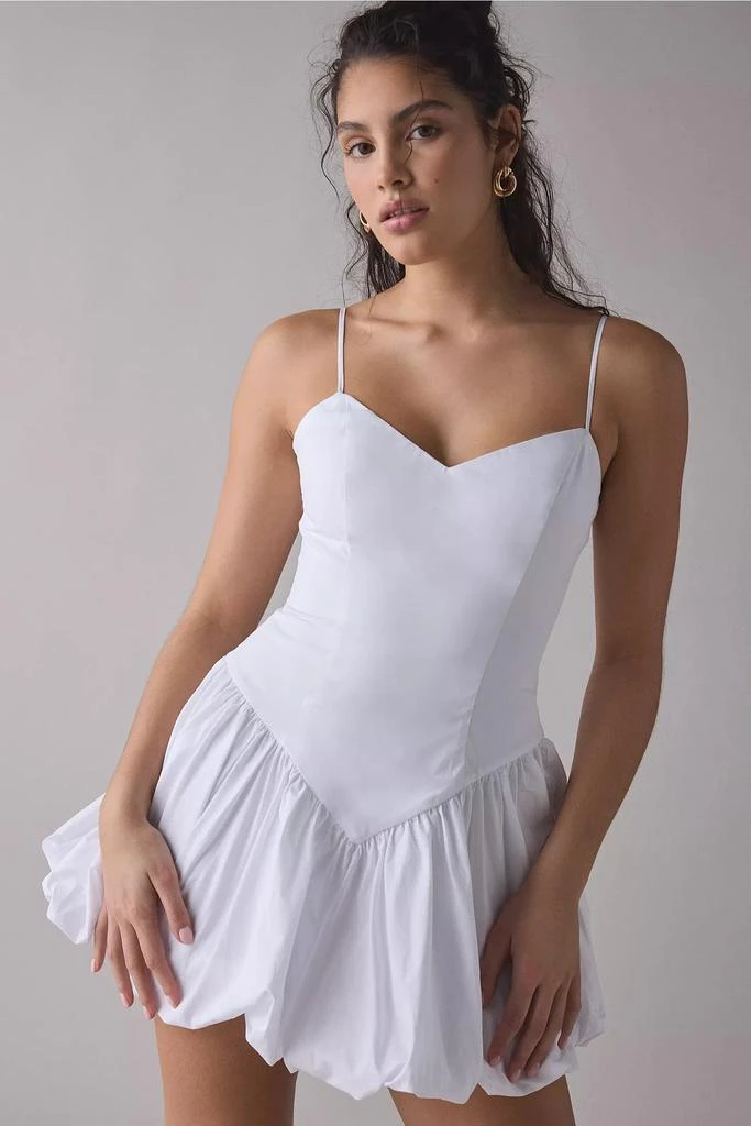 Bardot Bardot Lissett Drop Waist Poplin Bubble Mini Dress 2