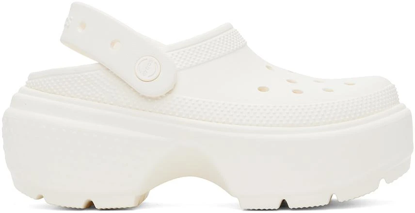 Crocs White Stomp Clogs 1