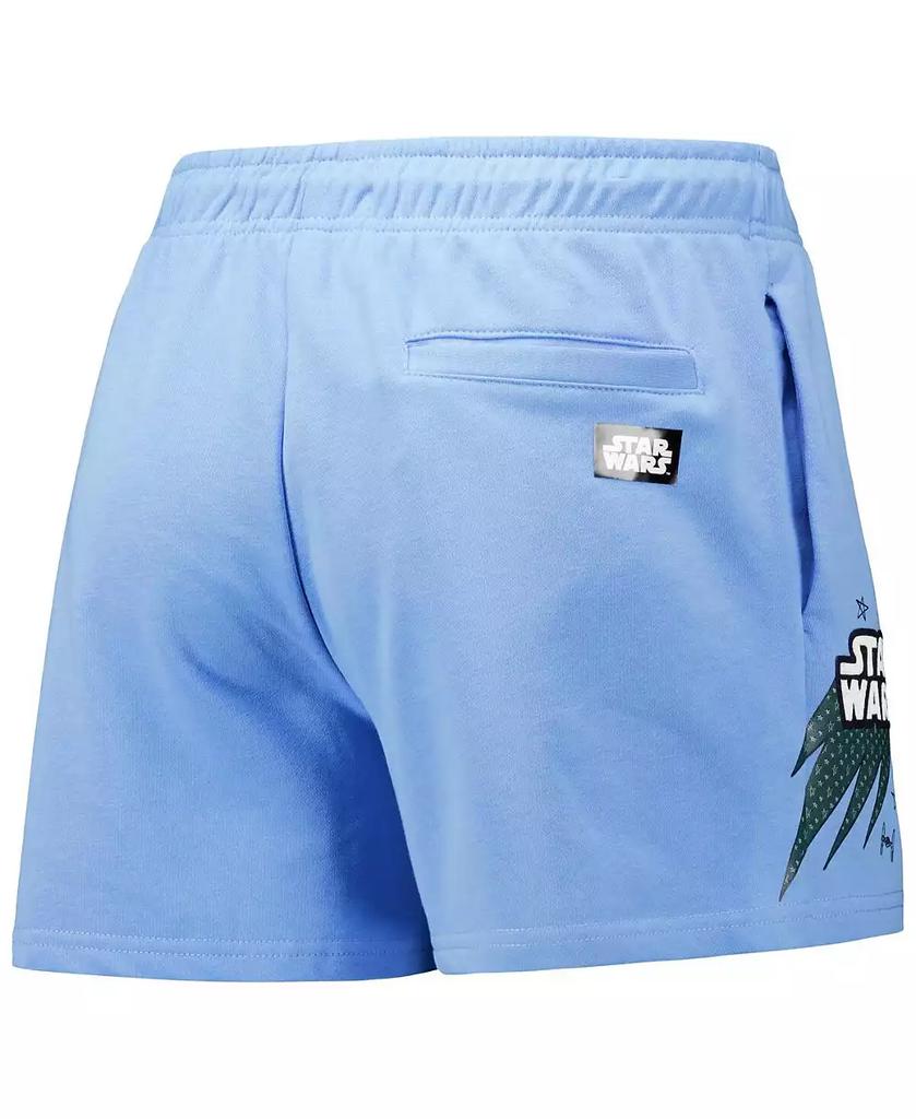 Freeze Max Women's Blue Star Wars Pop Art Fleece Club Shorts